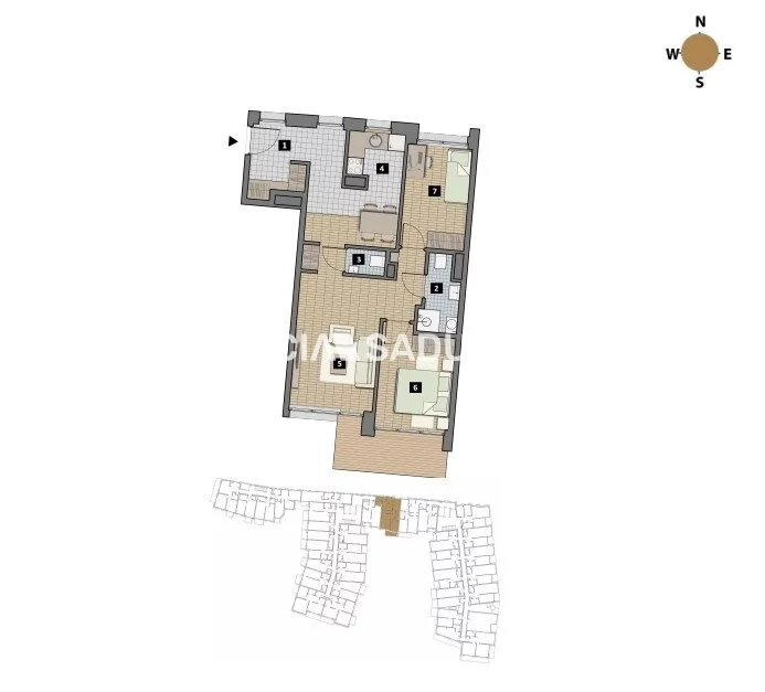 3 pokoje, mieszkanie 39,00 m², piętro 3, oferta nr , BS2-MS-311956-1, Kraków, Krowodrza, Łobzów, Czyżewskiego