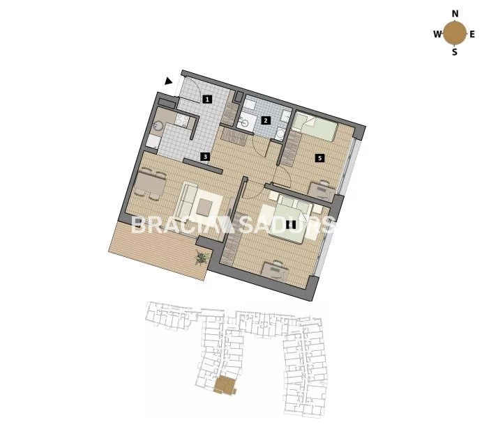3 pokoje, mieszkanie 39,00 m², parter, oferta nr , BS2-MS-311969-1, Kraków, Krowodrza, Łobzów, Czyżewskiego