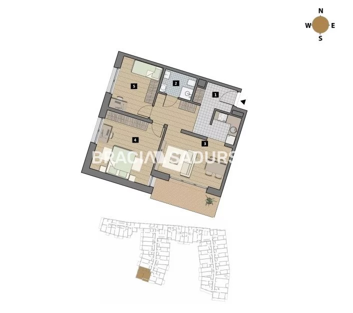 3 pokoje, mieszkanie 39,00 m², piętro 3, oferta nr , BS2-MS-311972-1, Kraków, Krowodrza, Łobzów, Czyżewskiego
