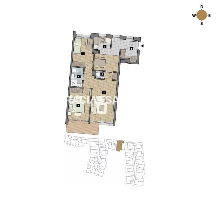 3 pokoje, mieszkanie 39,00 m², parter, oferta nr , BS2-MS-311977-1, Kraków, Krowodrza, Łobzów, Czyżewskiego