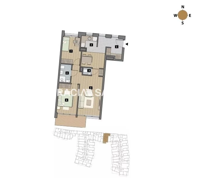 3 pokoje, mieszkanie 39,00 m², piętro 2, oferta nr , BS2-MS-311989-1, Kraków, Krowodrza, Łobzów, Czyżewskiego