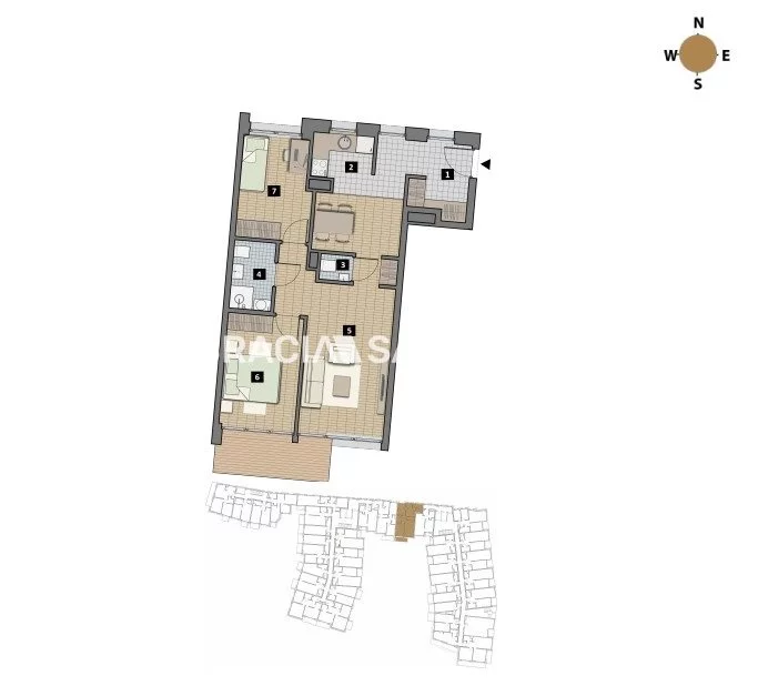 3 pokoje, mieszkanie 39,00 m², piętro 3, oferta nr , BS2-MS-311991-1, Kraków, Krowodrza, Łobzów, Czyżewskiego