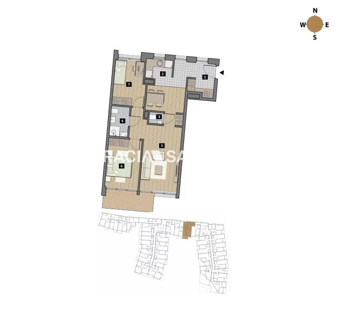 3 pokoje, mieszkanie 39,00 m², piętro 4, oferta nr , BS2-MS-312051-1, Kraków, Krowodrza, Łobzów, Czyżewskiego