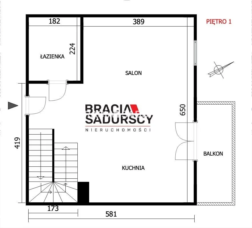 3 pokoje, apartament 70,40 m², piętro 5, oferta nr , BS2-MS-308008-2, Kraków, Grzegórzki, Dąbska