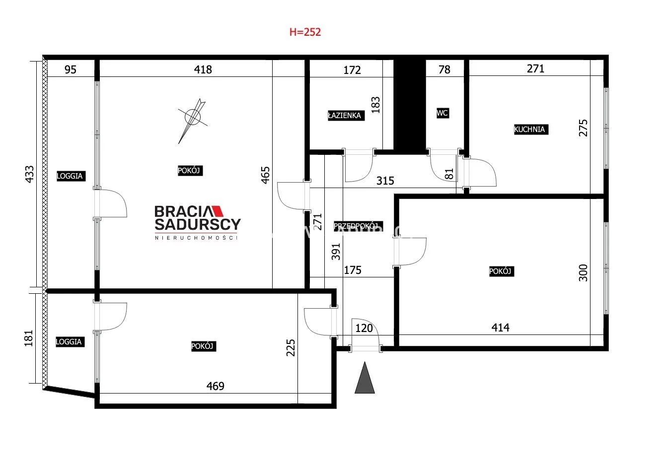 3 pokoje, mieszkanie 62,00 m², piętro 5, oferta nr , BS1-MS-311443-1, Kraków, Bieżanów-Prokocim, Bieżanów, Duża Góra