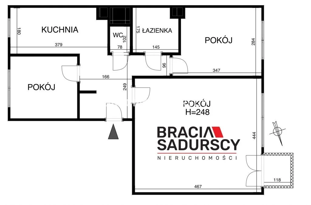 3 pokoje, apartament 52,00 m², piętro 1, oferta nr , BS1-MS-311164-35, Kraków, Grzegórzki, Olsza, ul. Dzielskiego