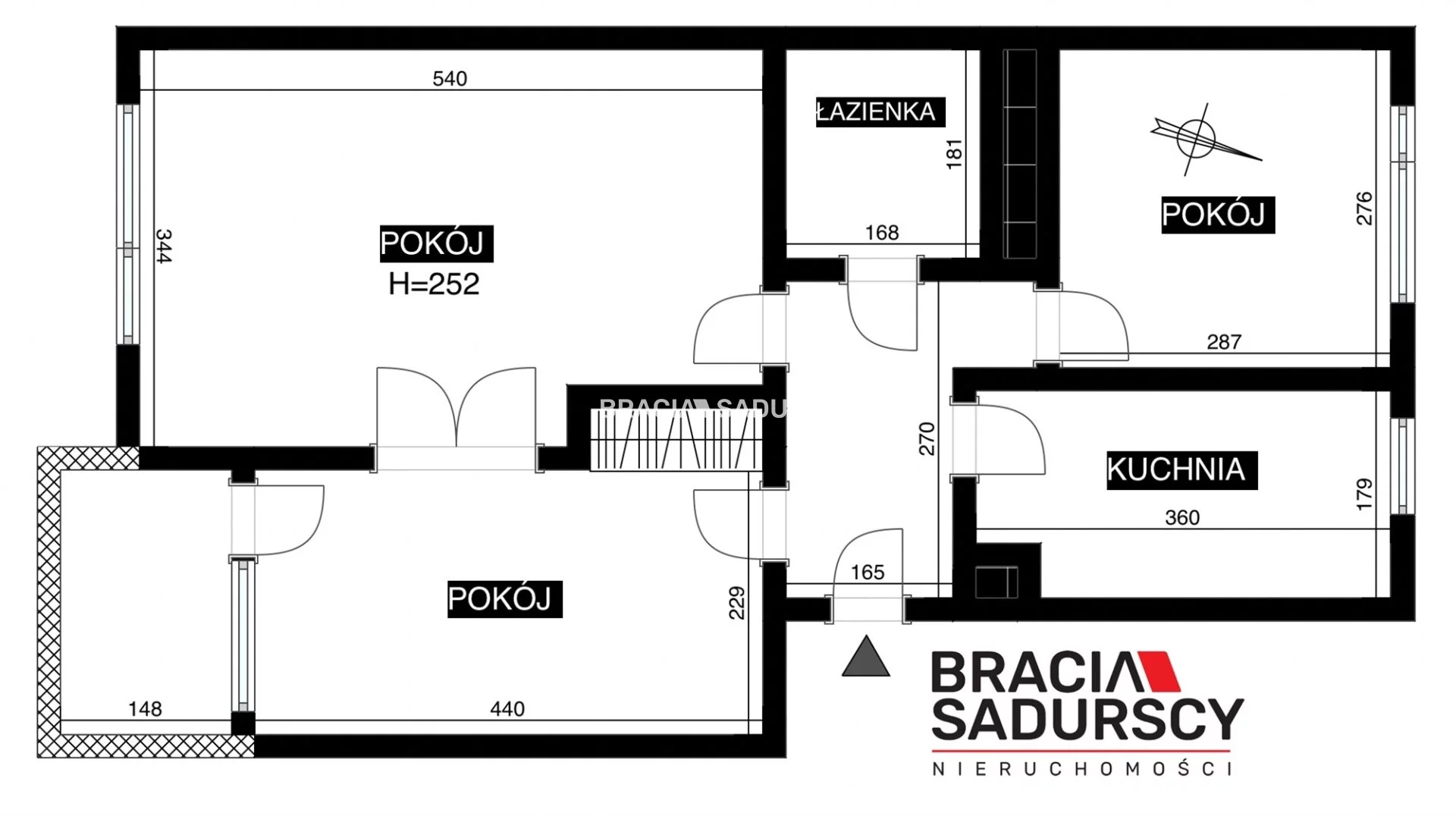 3 pokoje, mieszkanie 52,00 m², piętro 4, oferta nr , BS5-MS-312106, Kraków, Gołaśka
