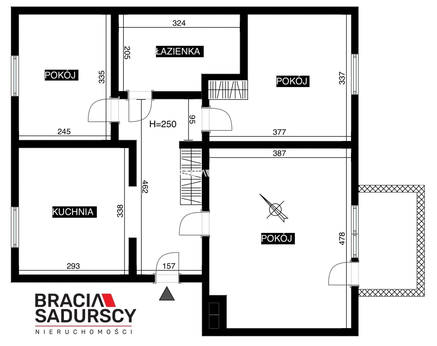 3 pokoje, mieszkanie 61,63 m², piętro 2, oferta nr , BS1-MS-311433, Kraków, Prądnik Biały, Tonie, Gryczana