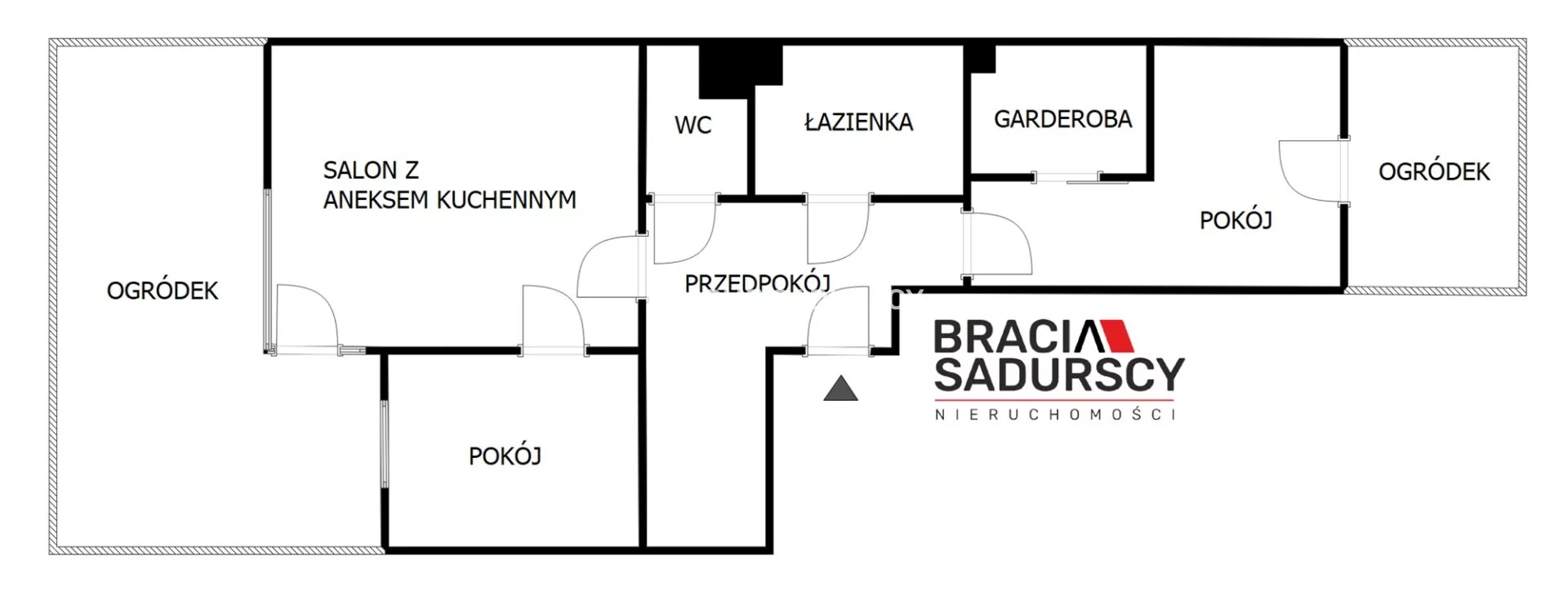 3 pokoje, mieszkanie 59,42 m², parter, oferta nr , BS4-MS-311013-1, Kraków, Dębniki, Ruczaj, dr. Jana Piltza