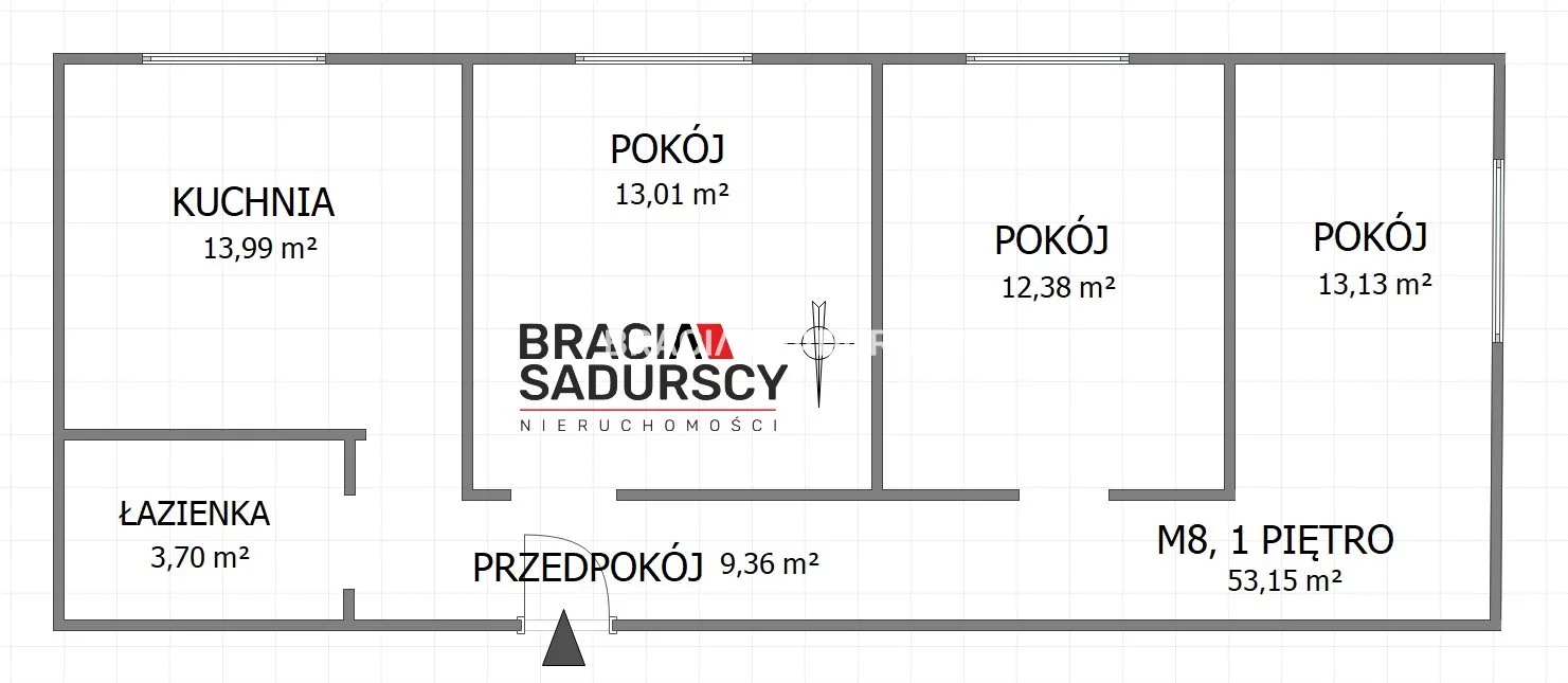 3 pokoje, mieszkanie 65,57 m², piętro 1, oferta nr , BS5-MS-298138-67, Chrzanów, Kolonia Stella
