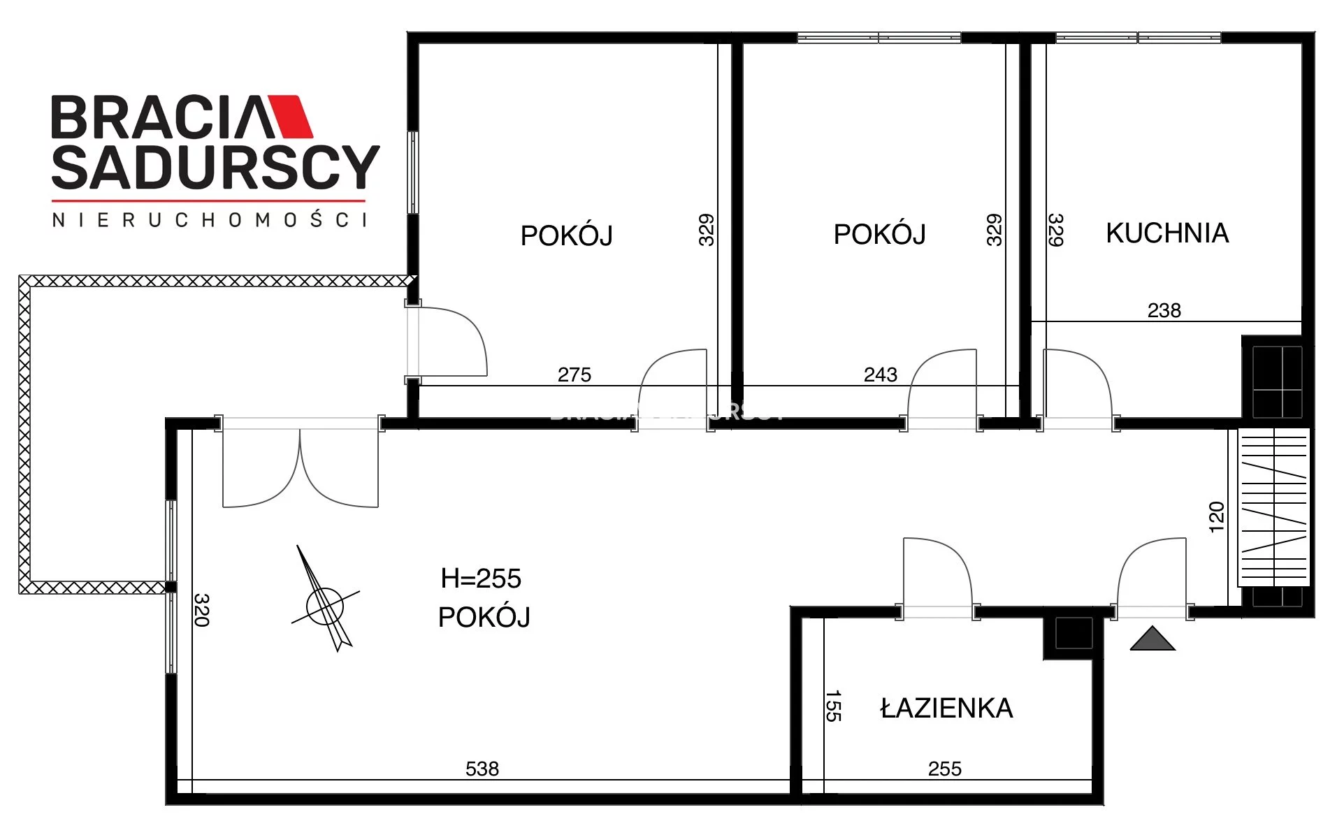 3 pokoje, apartament 51,64 m², piętro 4, oferta nr , BS5-MS-309458-9, Kraków, Podgórze Duchackie, Kurdwanów, Kordiana