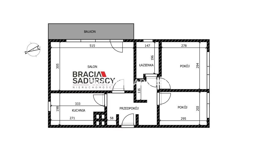 3 pokoje, mieszkanie 49,40 m², piętro 7, oferta nr , BS5-MS-312141-1, Kraków, Bieńczyce, os. Kościuszkowskie