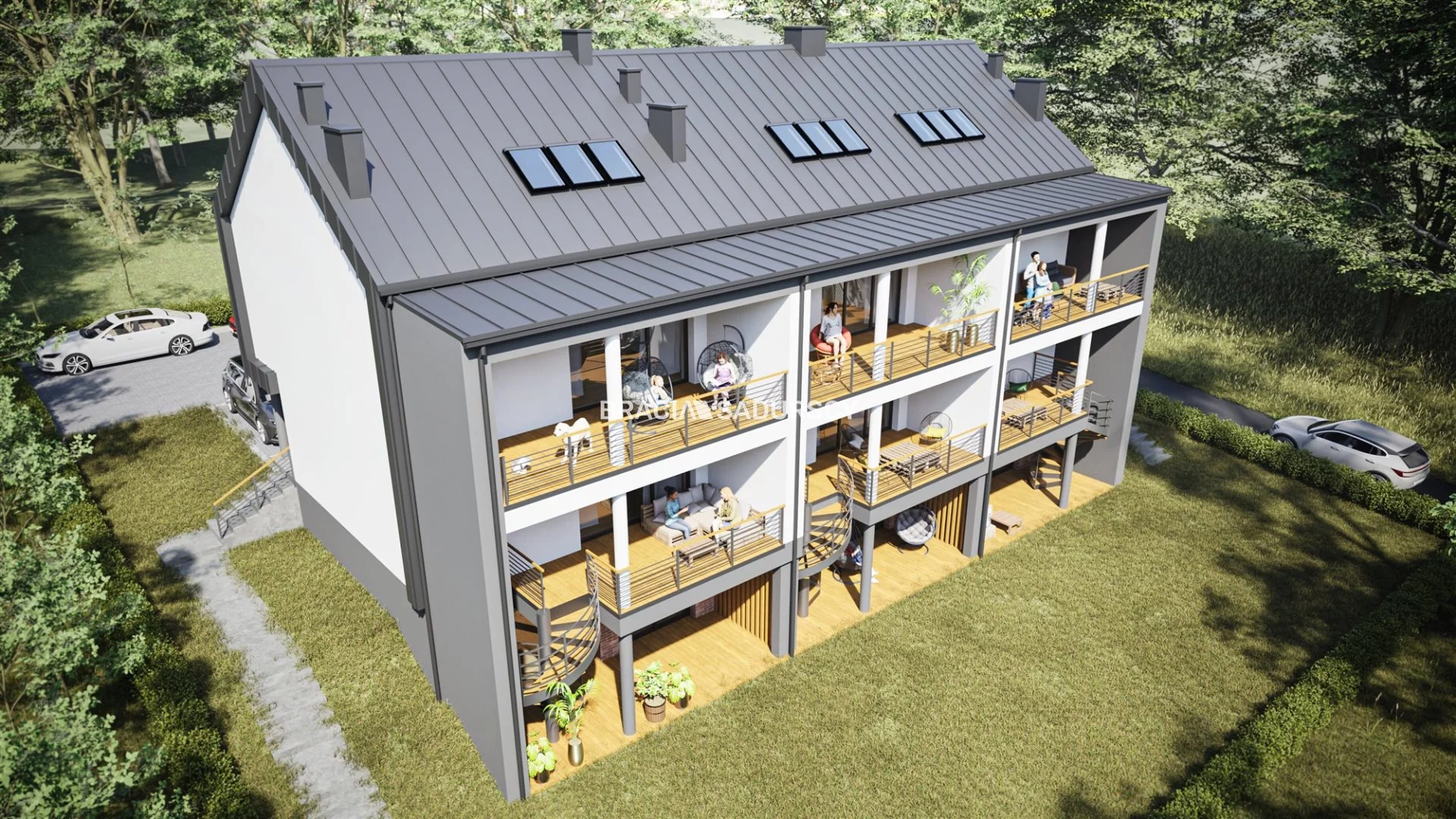 3 pokoje, mieszkanie 68,79 m², piętro 1, oferta nr , BS2-MS-304171-3, Mogilany