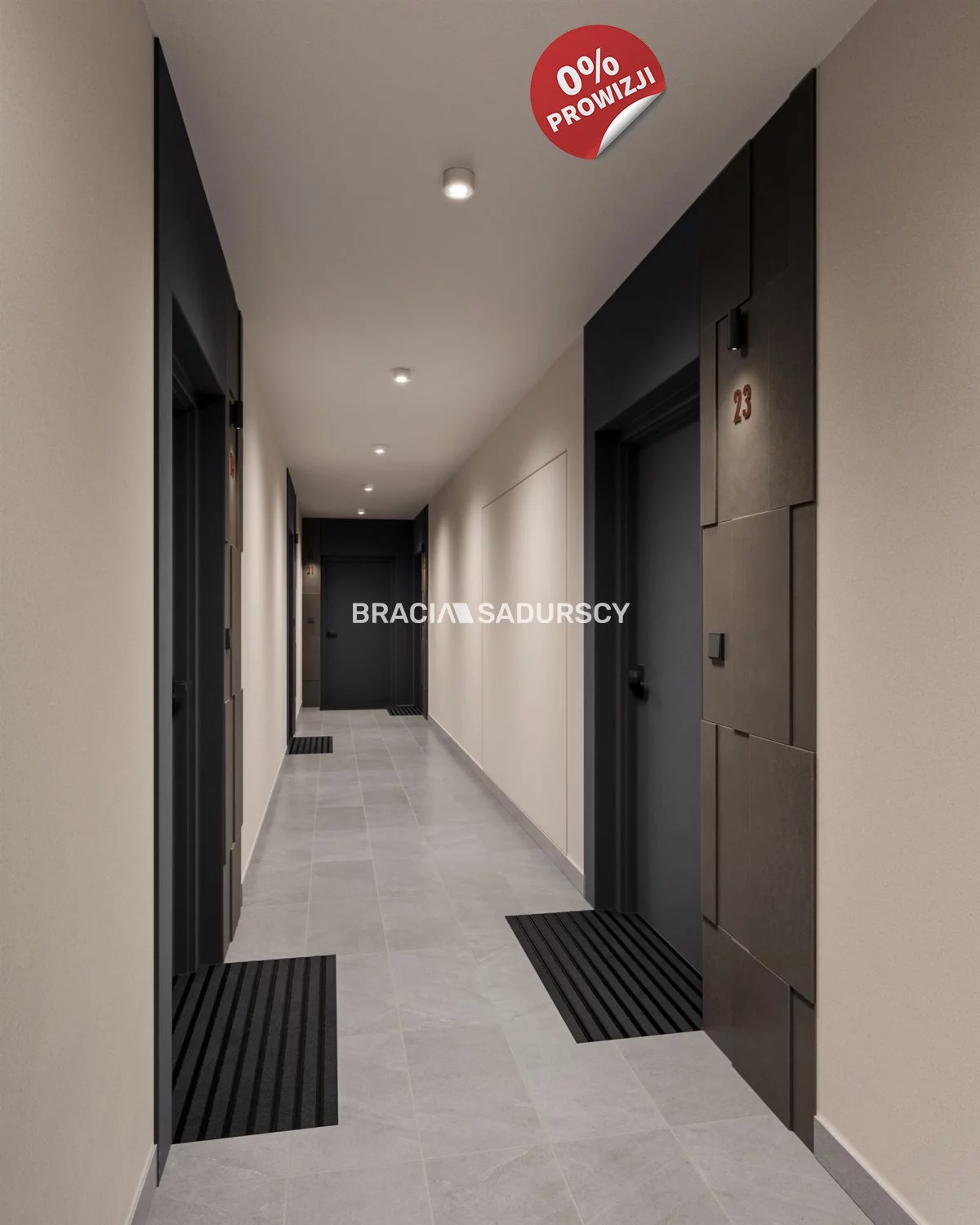 Mieszkanie trzypokojowe 57,09 m², Kraków, Bronowice, Na Błonie, Sprzedaż