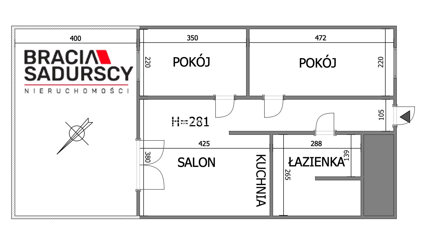 3 pokoje, mieszkanie 44,00 m², parter, oferta nr , BS1-MS-309491-52, Kraków, Swoszowice, Opatkowice, ul. Opatkowicka