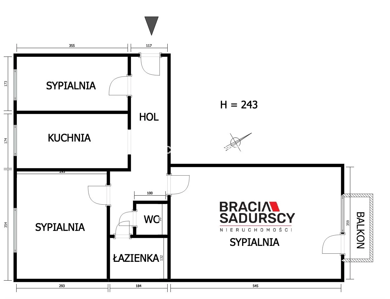 3 pokoje, mieszkanie 57,13 m², piętro 1, oferta nr , BS5-MS-310094-3, Kraków, Wzgórza Krzesławickie, Osiedle na Wzgórzach