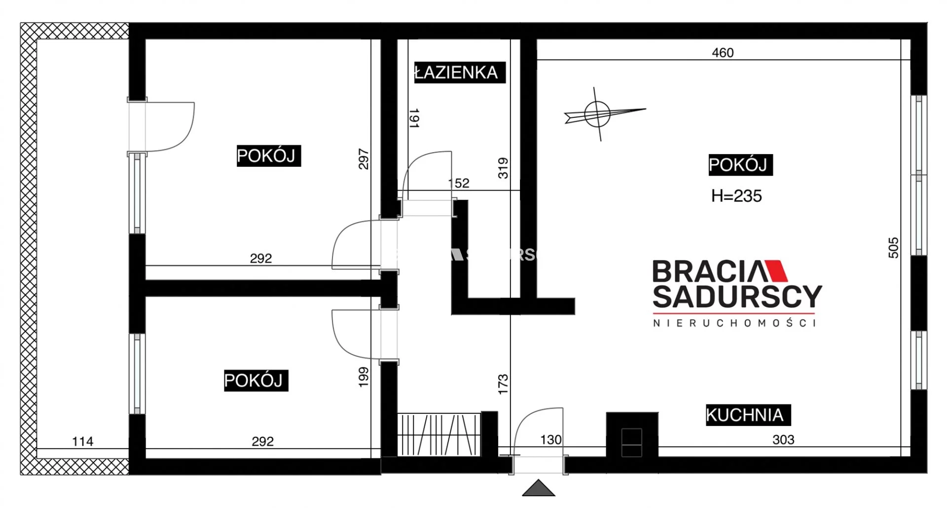 3 pokoje, mieszkanie 51,80 m², piętro 2, oferta nr , BS2-MS-312249, Zabierzów, Osiedlowa