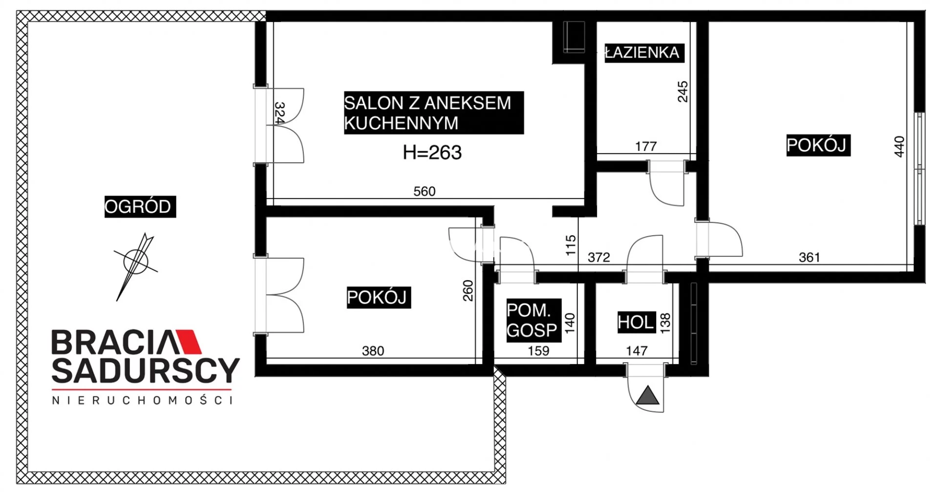 3 pokoje, apartament 55,50 m², parter, oferta nr , BS1-MS-311204-2, Kraków, Podgórze Duchackie, Wola Duchacka, Ossowskiego