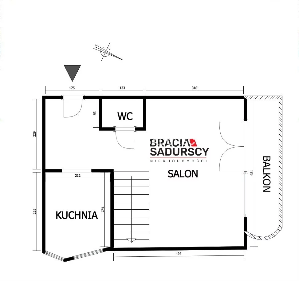 3 pokoje, mieszkanie 54,86 m², piętro 3, oferta nr , BS4-MS-310232-1, Kraków, Mistrzejowice, os. Oświecenia