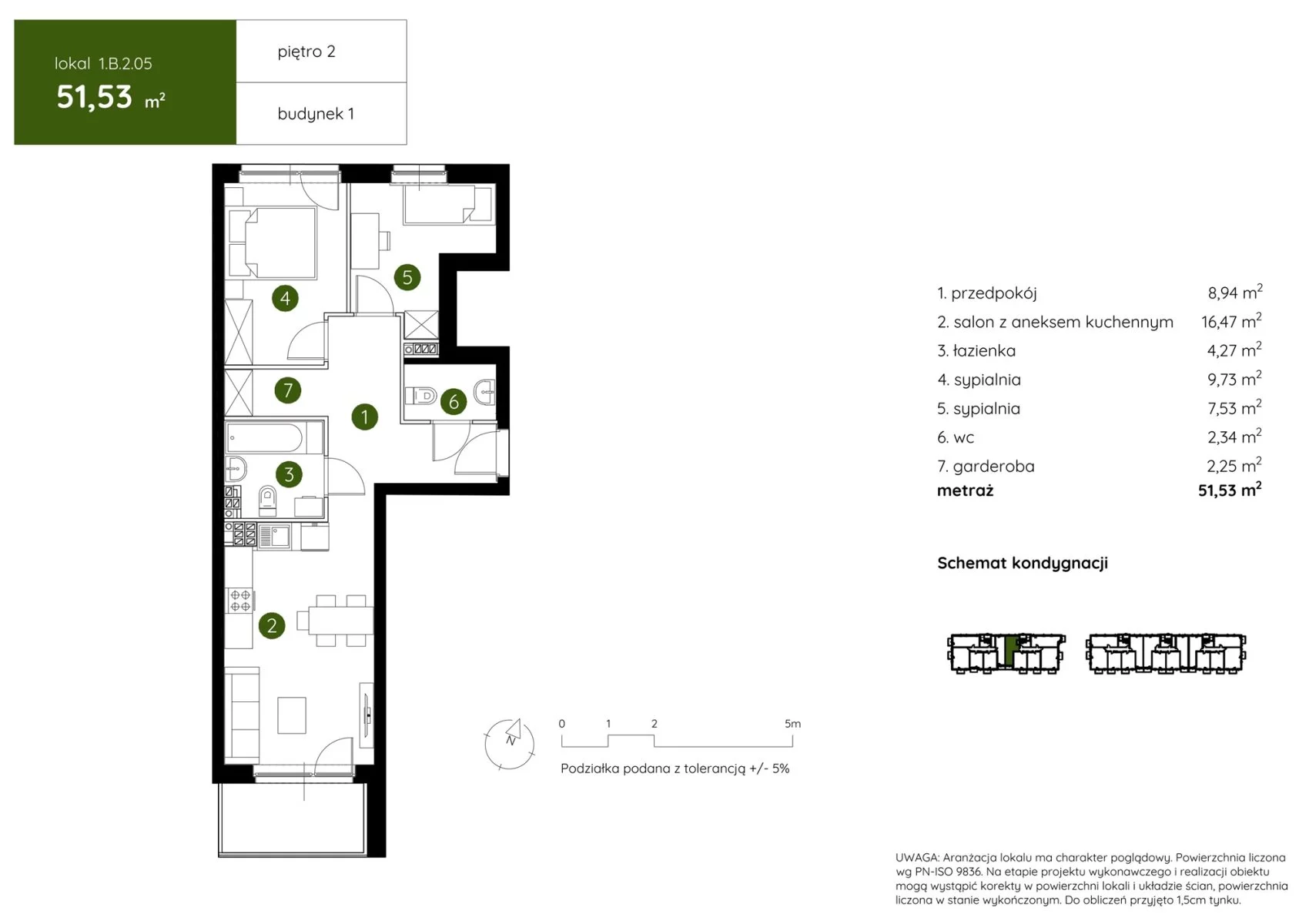 3 pokoje, mieszkanie 51,53 m², piętro 2, oferta nr , BS2-MS-304010-4, Kraków, Prądnik Biały, Pękowicka