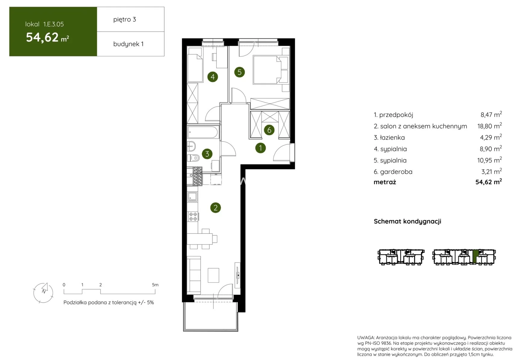 3 pokoje, mieszkanie 54,62 m², piętro 3, oferta nr , BS2-MS-304192-17, Kraków, Prądnik Biały, Pękowicka