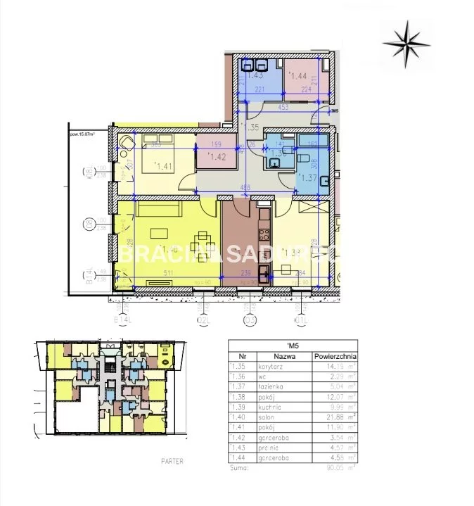 3 pokoje, mieszkanie 90,05 m², parter, oferta nr , BS2-MS-305256-63, Kraków, Prądnik Czerwony, Reduta