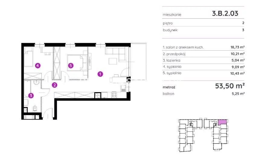 3 pokoje, mieszkanie 53,50 m², piętro 2, oferta nr , BS2-MS-298422-23, Kraków, Podgórze, Rydlówka