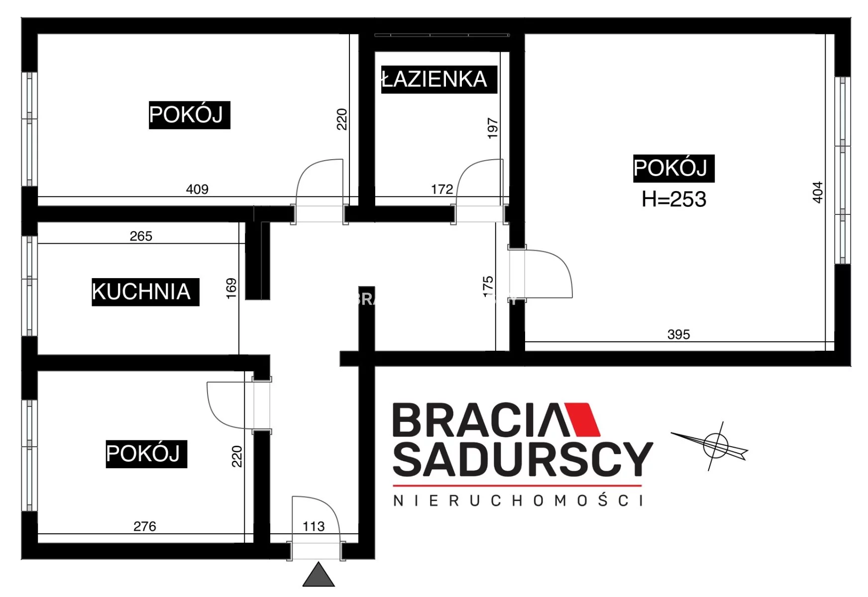 3 pokoje, mieszkanie 47,30 m², piętro 1, oferta nr , BS3-MS-312095, Kraków, Bieńczyce, os. Strusia