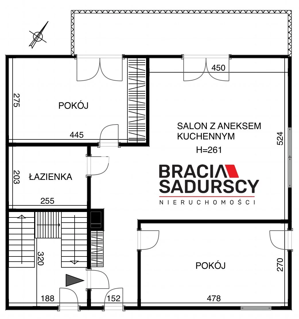 3 pokoje, mieszkanie 73,00 m², piętro 1, oferta nr , BS1-MS-311257-9, Wielka Wieś, Wierzbowa
