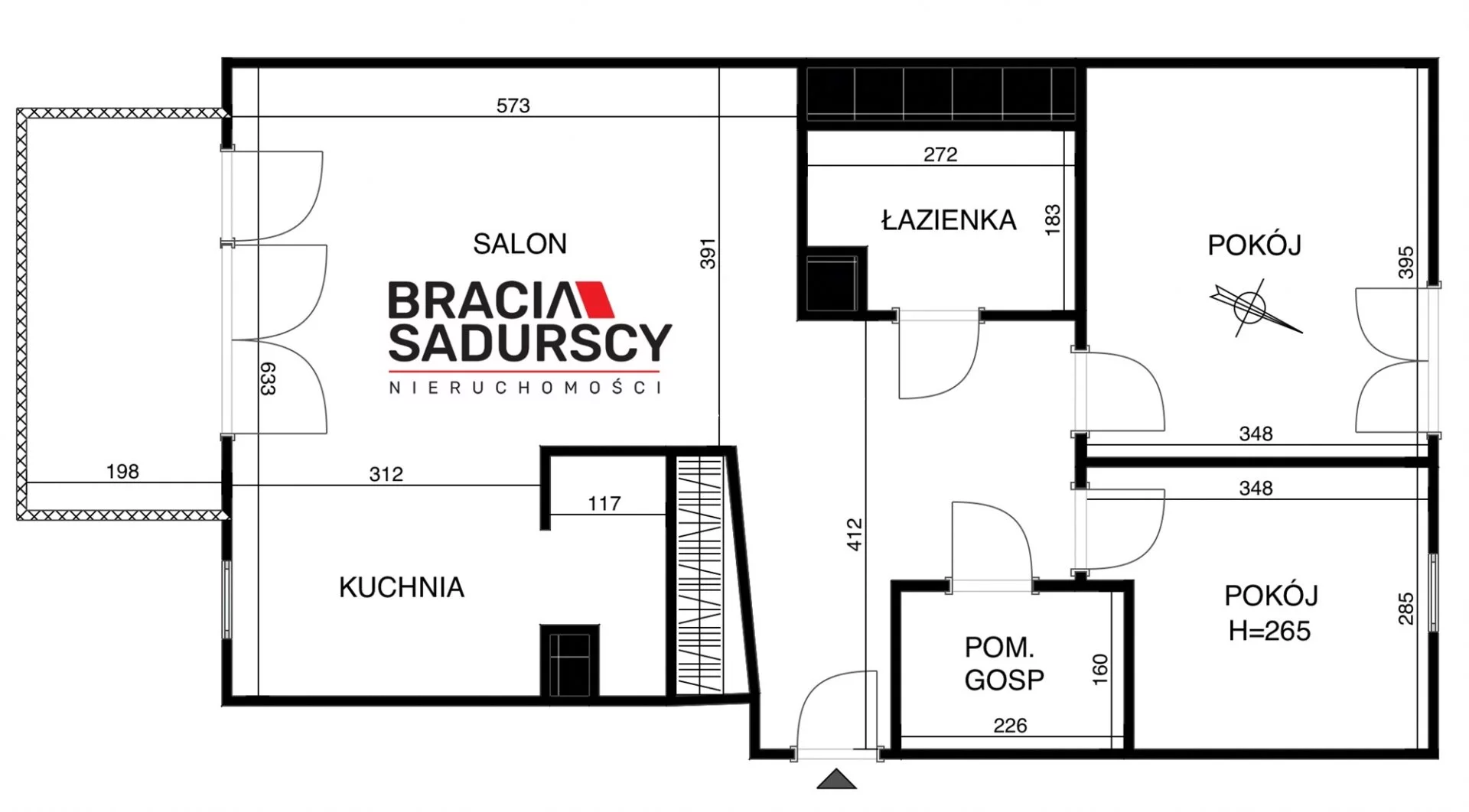 3 pokoje, mieszkanie 77,40 m², piętro 1, oferta nr , BS3-MS-305540-1, Kraków, Prądnik Biały, os. Wolfganga Amadeusa Mozarta