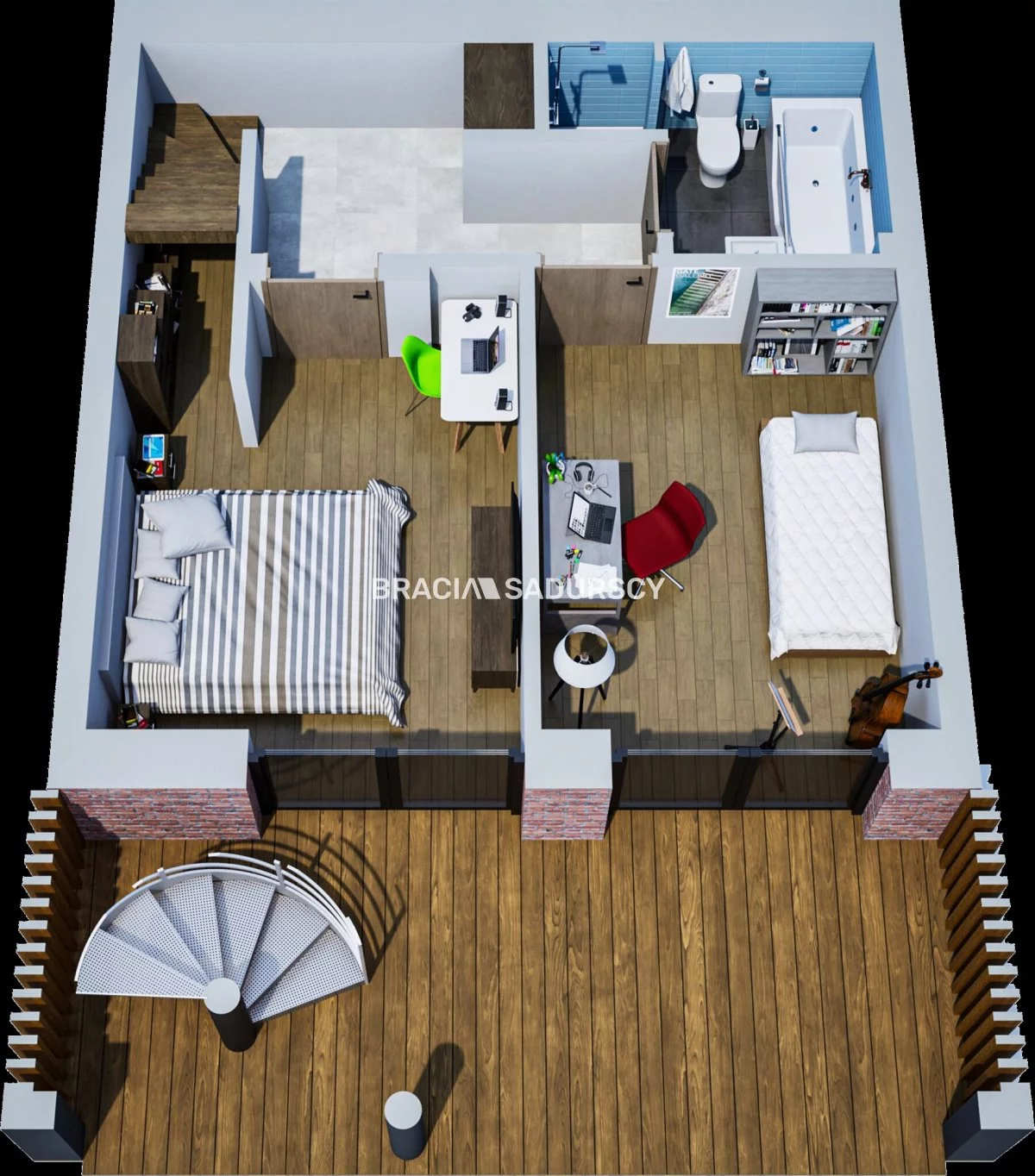 3 pokoje, mieszkanie 68,67 m², piętro 1, oferta nr , BS2-MS-304170-3, Mogilany, Zadziele