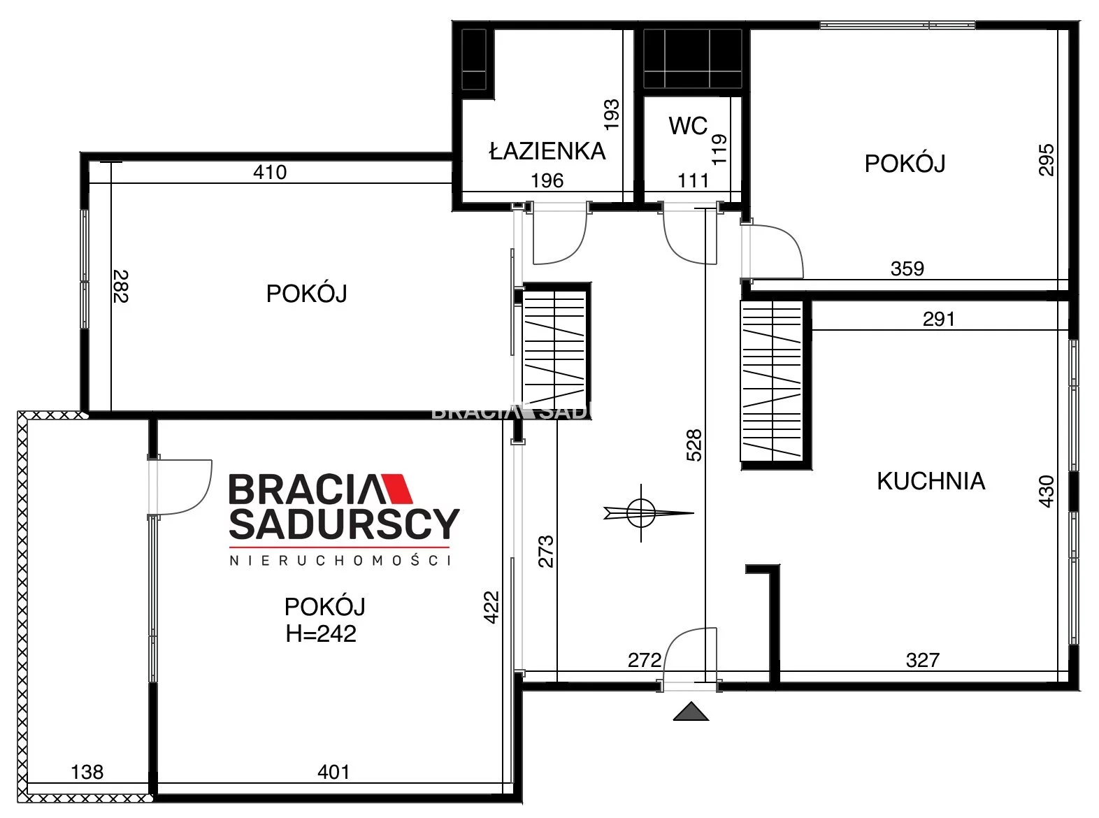 3 pokoje, mieszkanie 74,00 m², piętro 3, oferta nr , BS1-MS-310373-3, Kraków, Prądnik Biały, Zawodzie