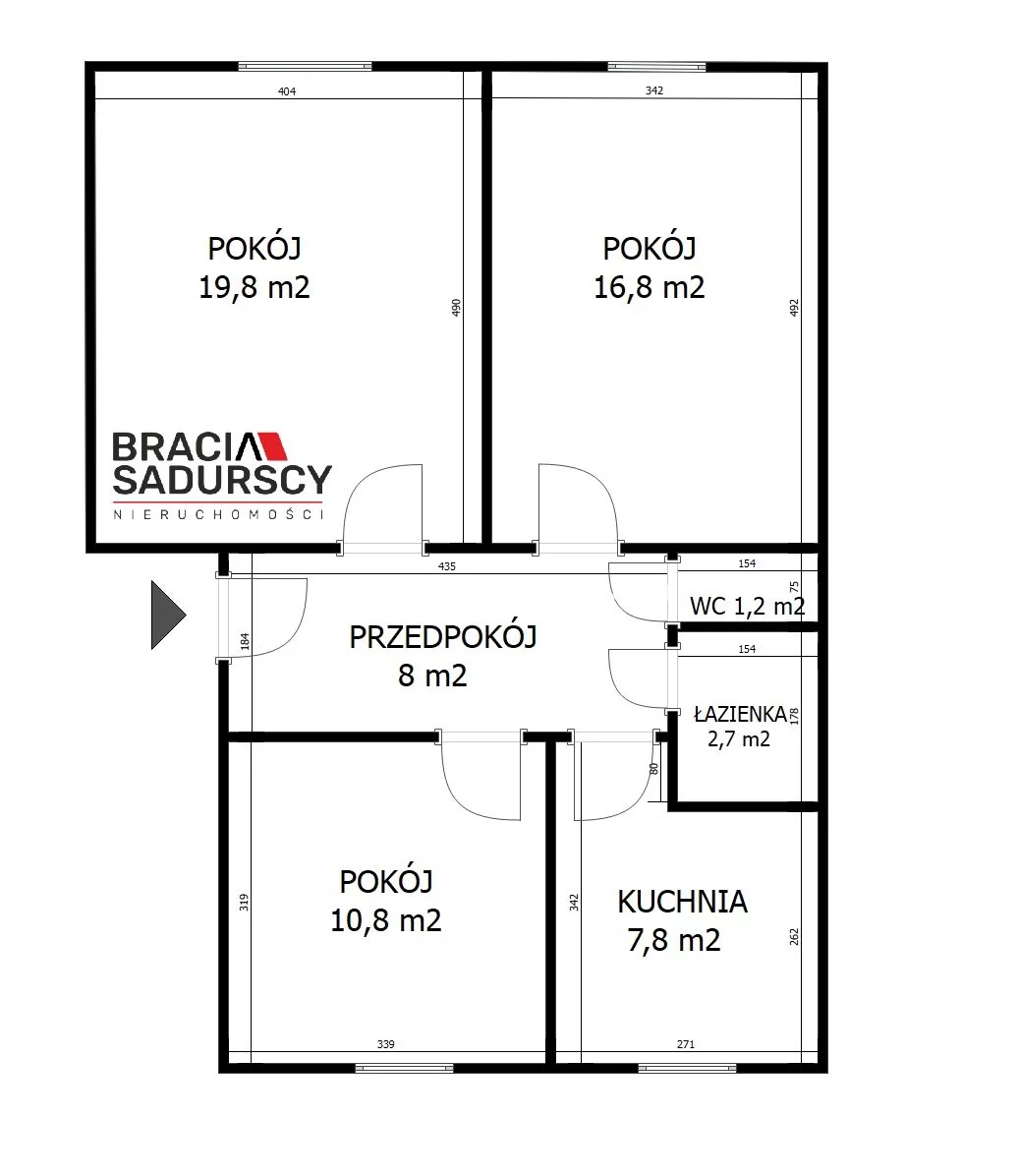 3 pokoje, mieszkanie 67,00 m², piętro 1, oferta nr , BS4-MS-310181-1, Kraków, Mistrzejowice, Nowa Huta, os. Zielone