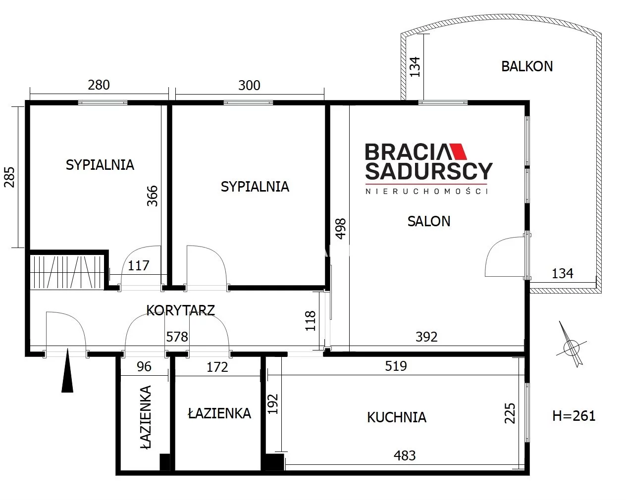 3 pokoje, mieszkanie 70,00 m², piętro 1, oferta nr , BS3-MW-308318, Kraków, Prądnik Biały, Chełmońskiego