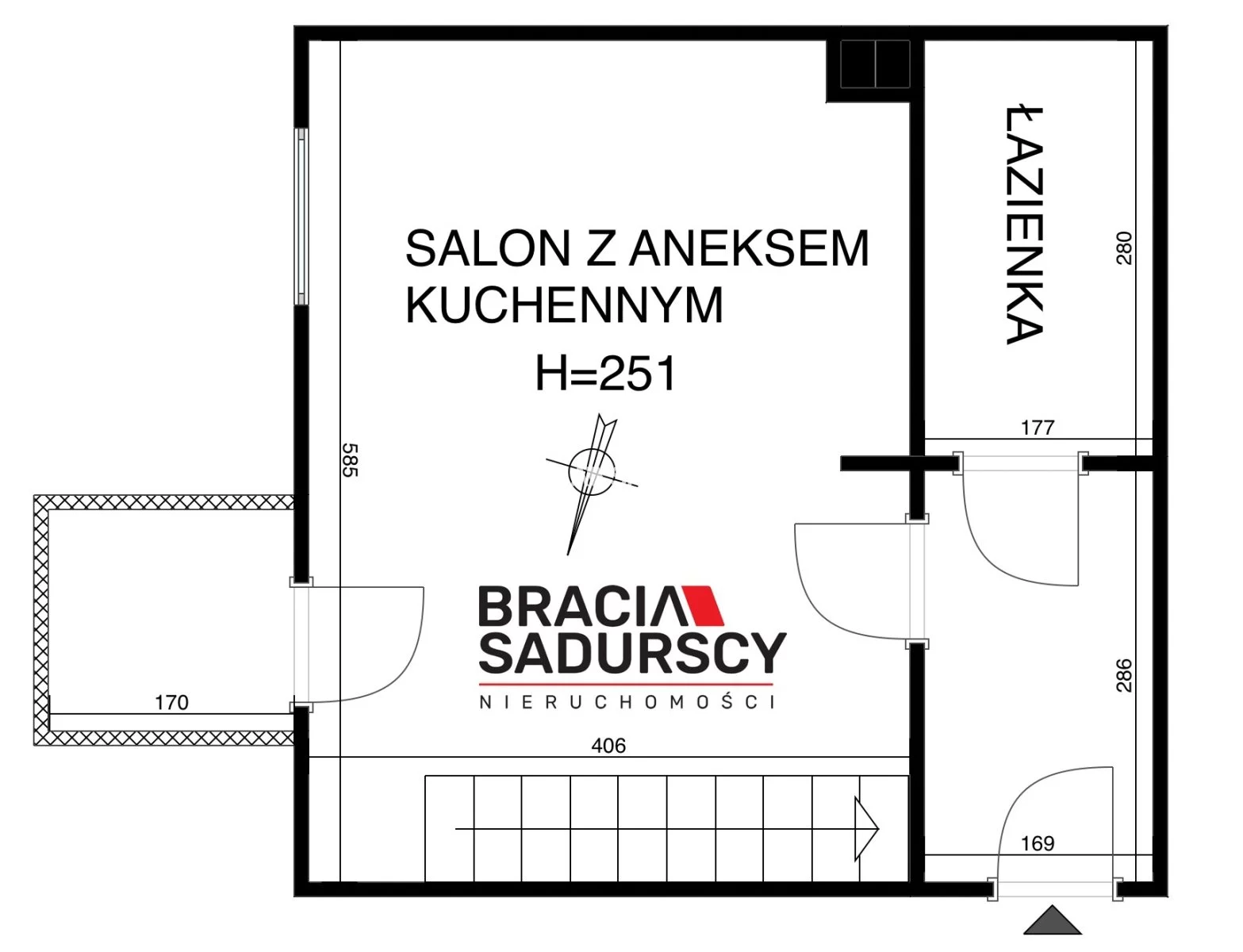 3 pokoje, mieszkanie 51,80 m², piętro 3, oferta nr , BS3-MW-307755-2, Kraków, Bieżanów-Prokocim, Rżąka, Ludwika Rydygiera