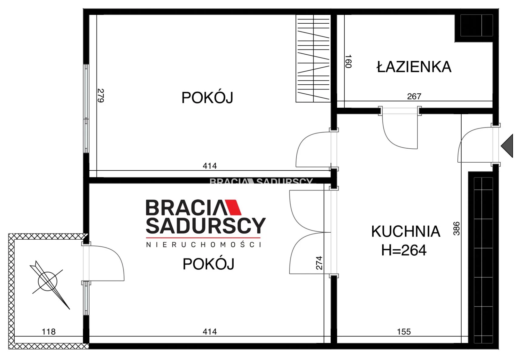 3 pokoje, mieszkanie 36,34 m², piętro 5, oferta nr , BS4-MW-311336, Kraków, Podgórze, Zabłocie, Romanowicza