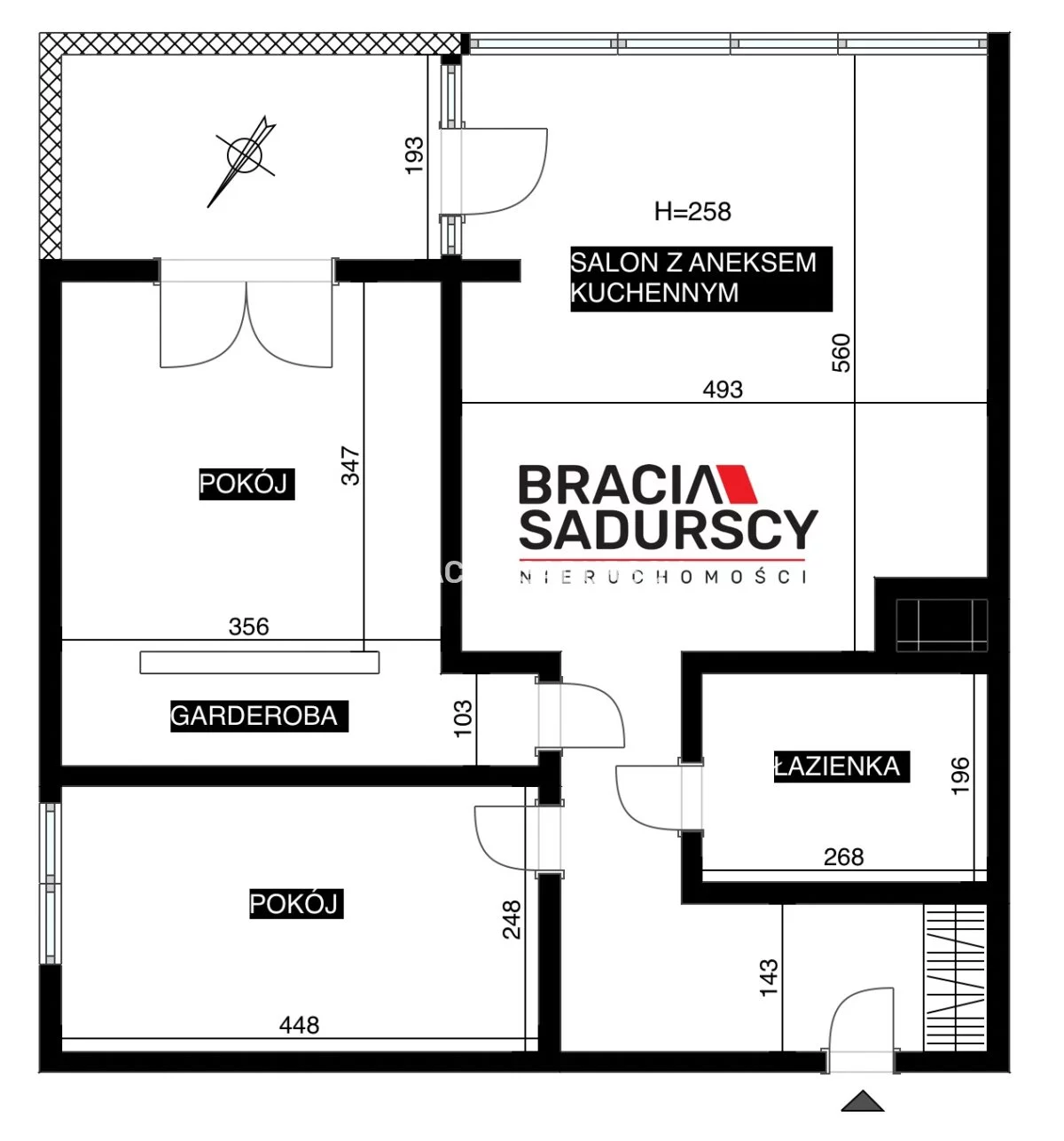 3 pokoje, mieszkanie 70,00 m², piętro 2, oferta nr , BS4-MW-312569-2, Kraków, Prądnik Biały, Bronowice Wielkie, Stawowa