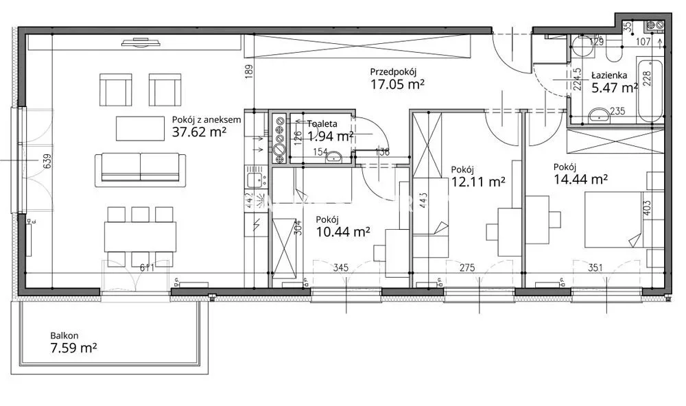 4 pokoje, mieszkanie 99,15 m², piętro 1, oferta nr , BS2-MS-283196-25, Kraków, Bronowice, Bronowice Małe, Armii Krajowej - okolice