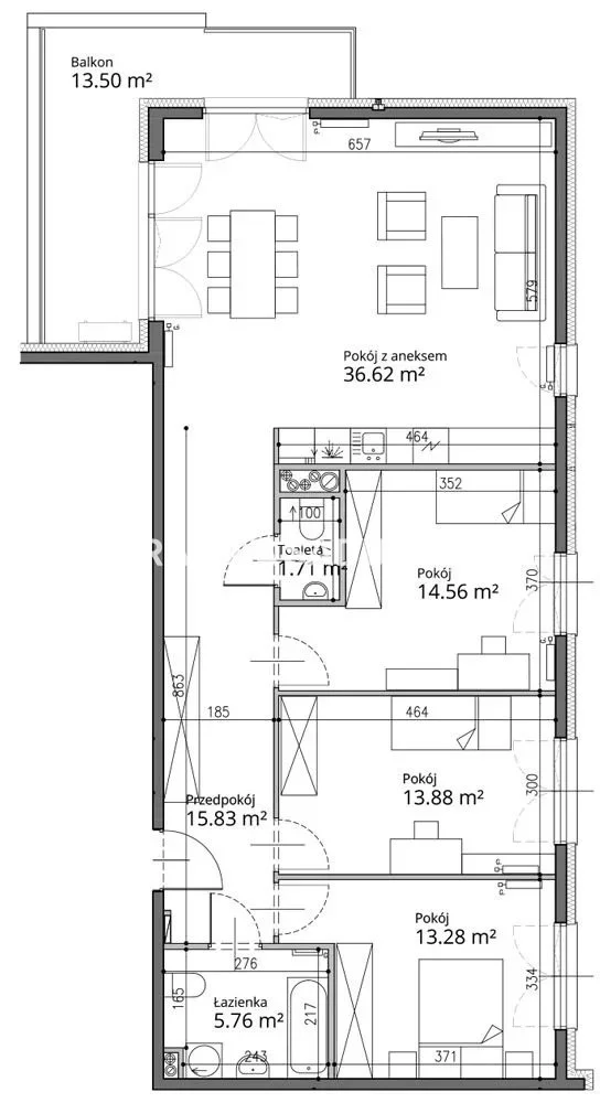 4 pokoje, mieszkanie 101,52 m², piętro 1, oferta nr , BS2-MS-283199-25, Kraków, Bronowice, Bronowice Małe, Armii Krajowej - okolice