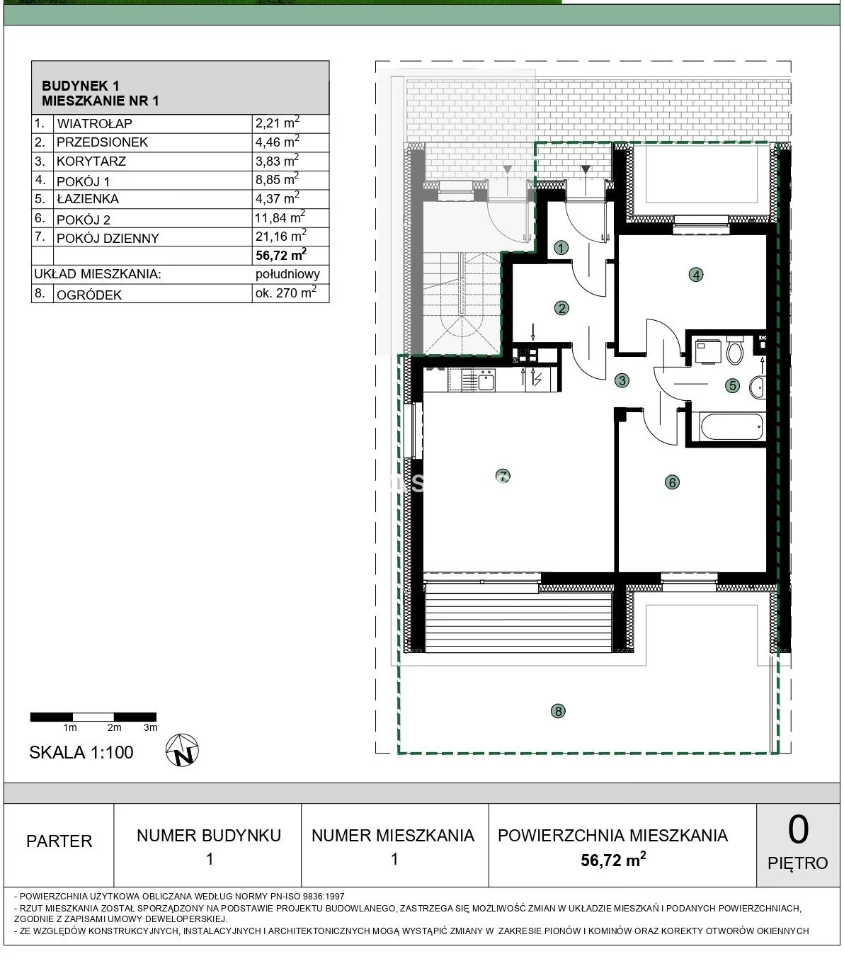 4 pokoje, mieszkanie 101,17 m², piętro 1, oferta nr , BS4-MS-309623-24, Kraków, Prądnik Biały, Dożynkowa