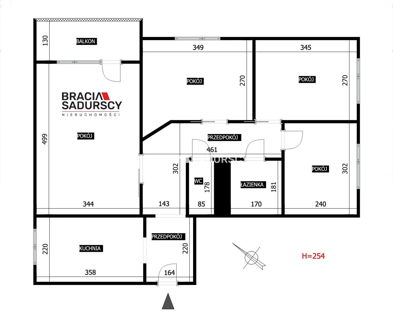 4 pokoje, mieszkanie 67,00 m², piętro 3, oferta nr , BS1-MS-311405-1, Kraków, Prądnik Czerwony, Józefa Łepkowskiego