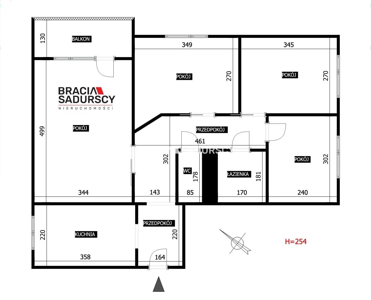 4 pokoje, mieszkanie 67,00 m², piętro 3, oferta nr , BS1-MS-311405-1, Kraków, Prądnik Czerwony, Józefa Łepkowskiego