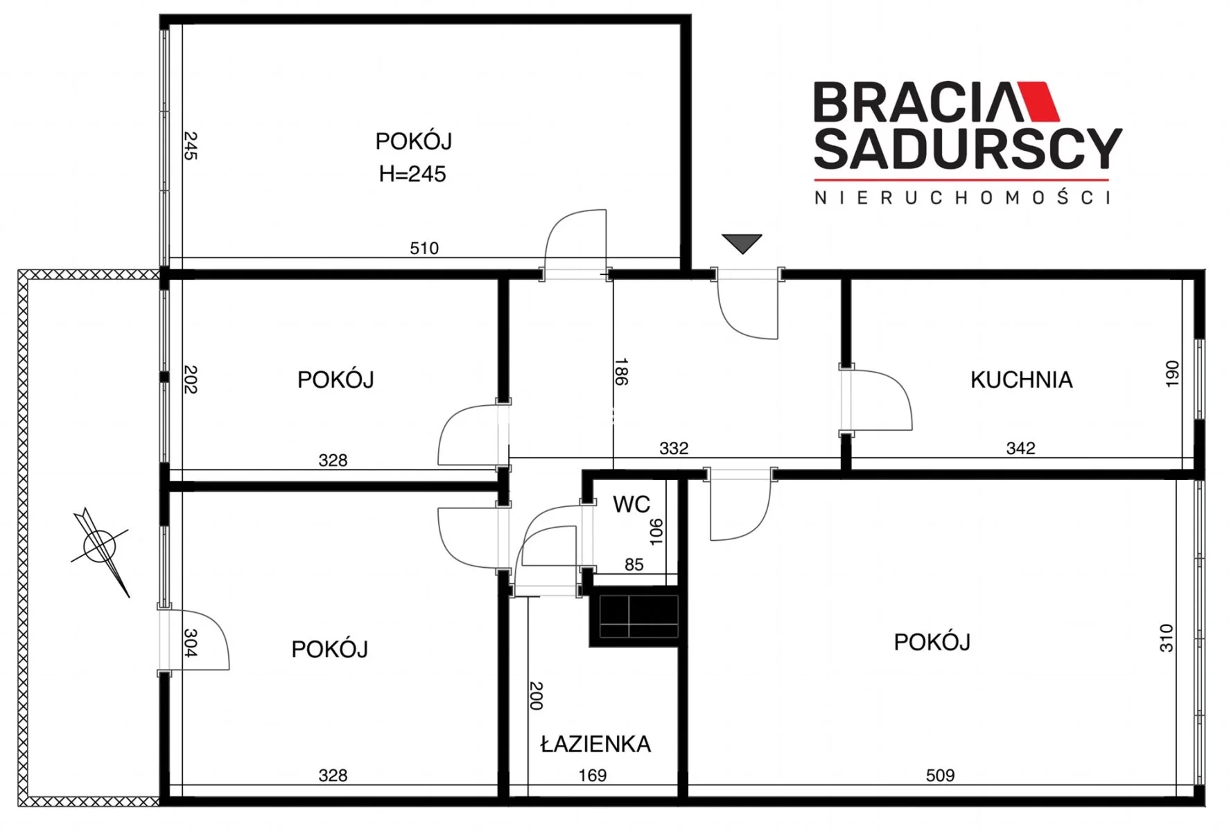 4 pokoje, mieszkanie 64,20 m², parter, oferta nr , BS4-MS-310514-2, Kraków, Krowodrza, Krowoderskich Zuchów