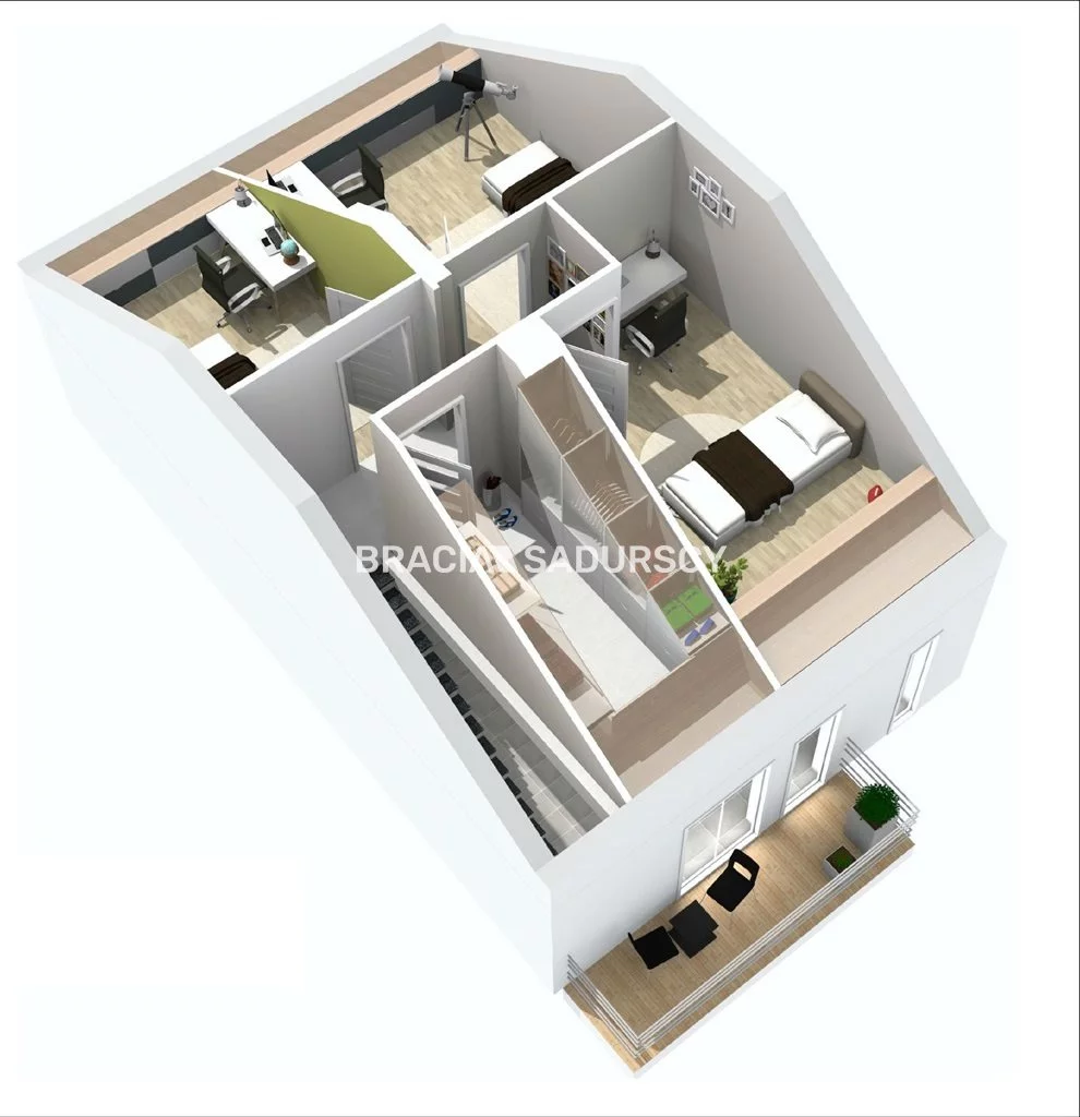 4 pokoje, mieszkanie 82,59 m², piętro 1, oferta nr , BS1-MS-311060-5, Kraków, Swoszowice, Opatkowice, Leona Petrażyckiego