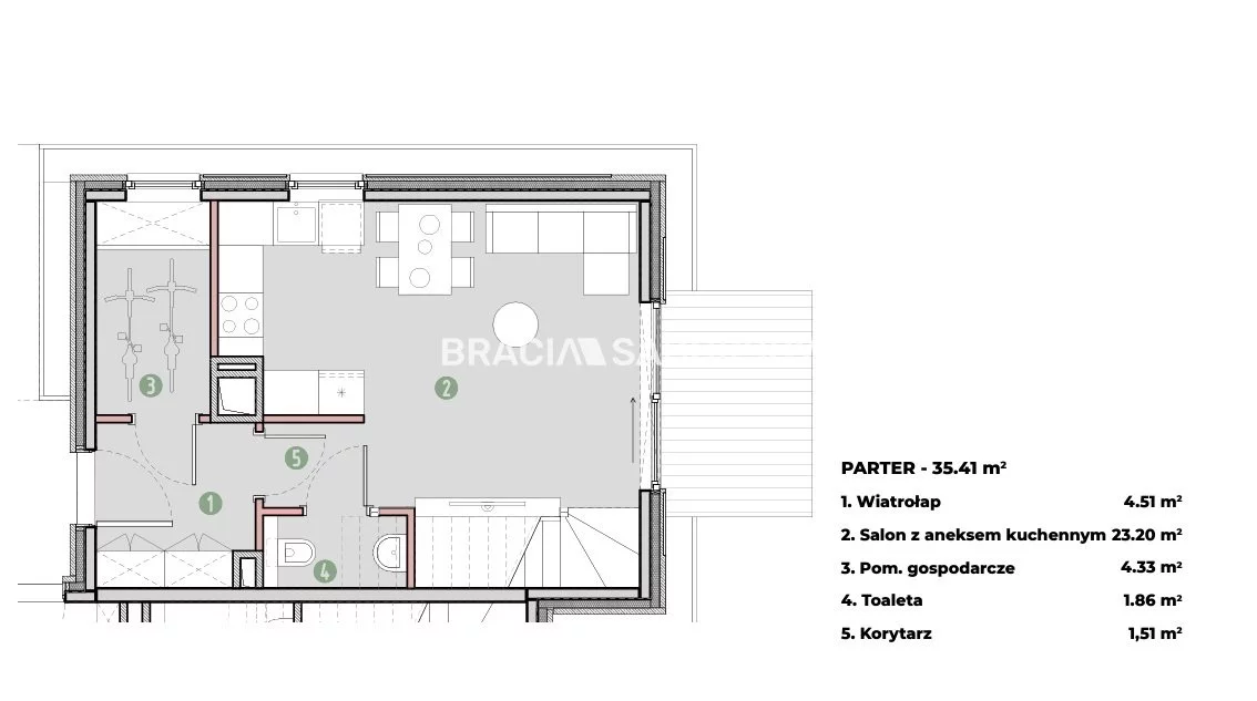 4 pokoje, mieszkanie 94,68 m², parter, oferta nr , BS2-MS-306280-2, Kraków, Zwierzyniec, Olszanicka