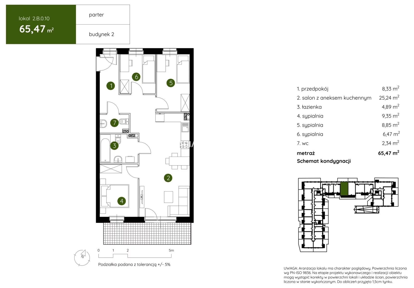 4 pokoje, mieszkanie 65,47 m², parter, oferta nr , BS2-MS-304204-3, Kraków, Prądnik Biały, Pękowicka