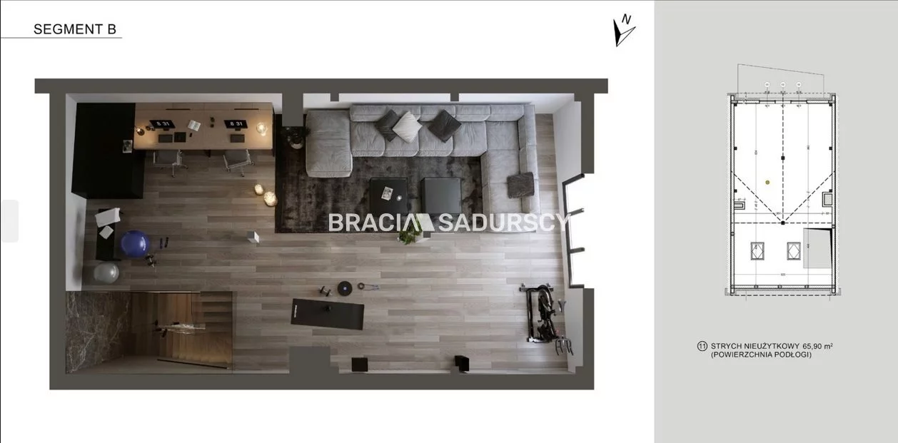 4 pokoje, mieszkanie 108,00 m², piętro 1, oferta nr , BS2-MS-299904-31, Kraków, Pilotów