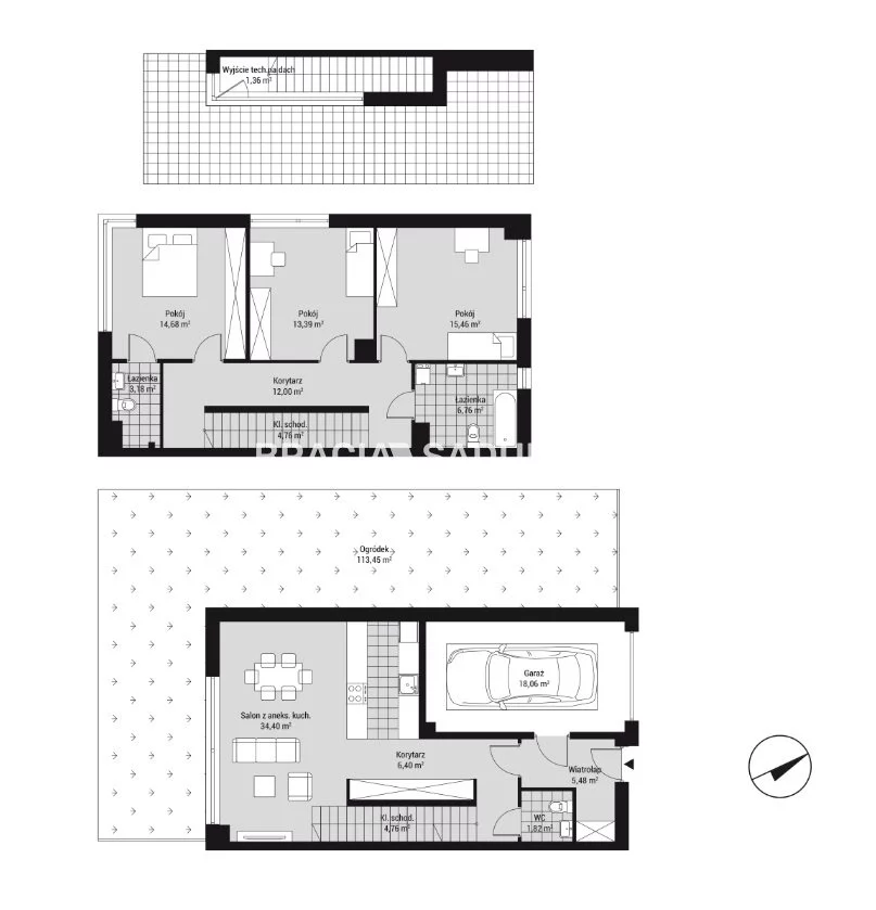 4 pokoje, mieszkanie 124,84 m², parter, oferta nr , BS2-MS-300666-96, Kraków, Zwierzyniec, Wola Justowska, Podłużna - okolice