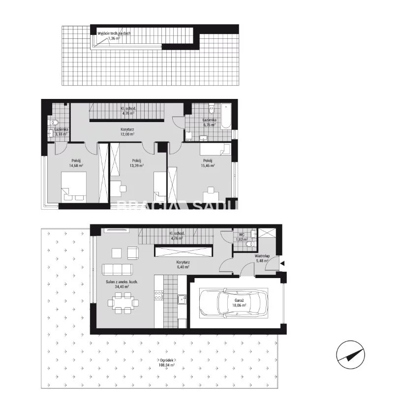 4 pokoje, mieszkanie 124,93 m², parter, oferta nr , BS2-MS-300667-91, Kraków, Zwierzyniec, Wola Justowska, Podłużna - okolice