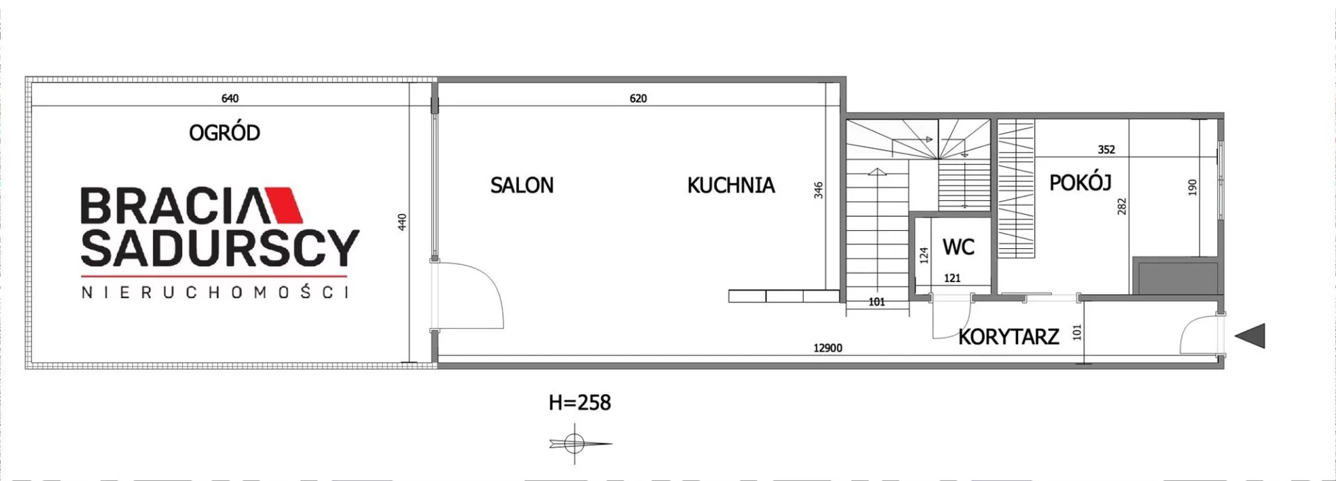 4 pokoje, apartament 81,00 m², piętro 1, oferta nr , BS4-MS-309117-29, Myślenice, Zacisze